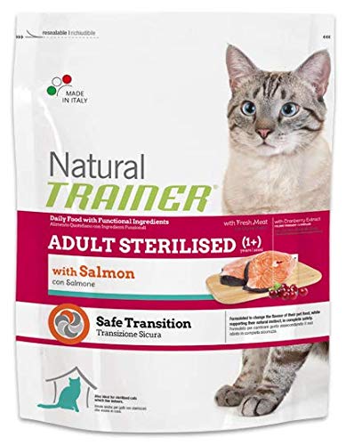Trainer Natural Gato adulto esterilizado con salmón 300gr - Animalerie Amazon Espagne à 4.00€