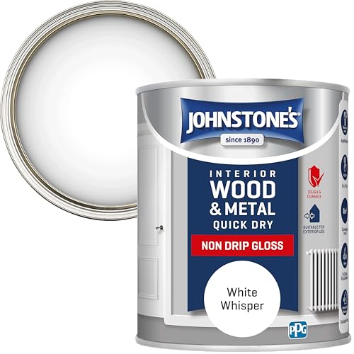 Johnstone's - Wood & Metal Paint - Gloss Finish - White... - Home & Kitchen Amazon UK à 7.34€