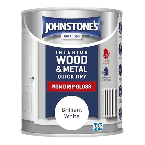 Johnstone's - Wood & Metal Paint - Gloss Finish - Brilliant... - Maison & Cuisine Amazon Royaume-Uni à 6.19€