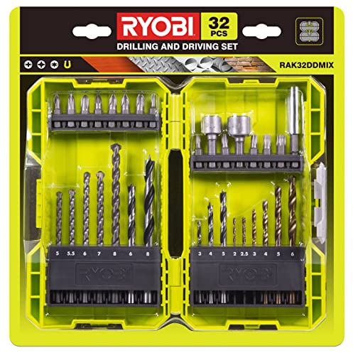 Ryobi Set di 32 punte per trapano e cacciavite - Home & Kitchen Amazon Italy à 26.49€