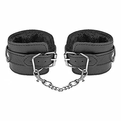 S Pleasures Lover.S Handcuffs - Plush Handcuffs Black 165 g - Toys & Games Amazon UK à 16.38€