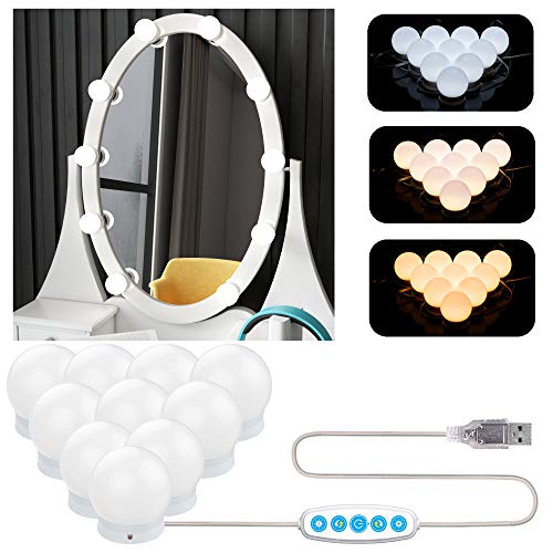 Aourow Lumière de Miroir,Lampe Miroir Maquillage de Style... - Maison & Cuisine Amazon France à 20.99€
