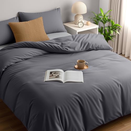 Utopia Bedding Housse de Couette 260x220 cm avec 2 Taies... - Maison & Cuisine Amazon France à 16.24€