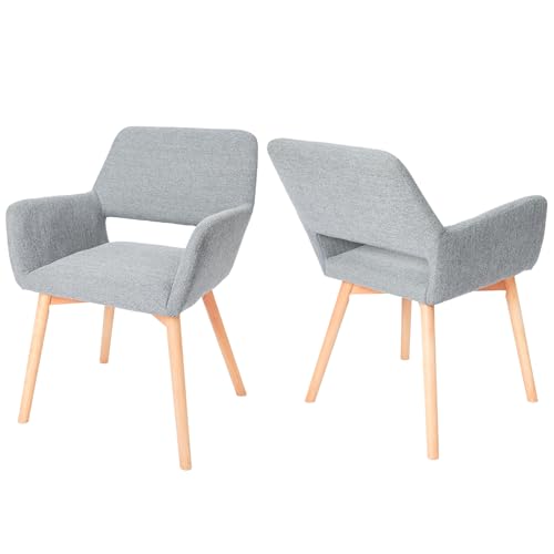 CangLong 2er Set Esszimmerstühle Freizeit Polstersessel für... - Maison & Cuisine Amazon Allemagne à 57.03€