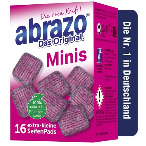 abrazo Minis - 16 Reinigungskissen für Töpfe, Grill... - Jardin & Extérieur Amazon Allemagne à 2.29€