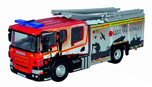 Oxford Diecast 76SFE011 Scania Fire Pump Ladder Humberside... - Jouets & Jeux Amazon France à 33.02€