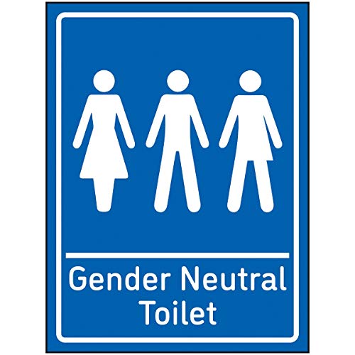 VSafety Gender Neutral - Cartello per WC, 150 x 200 mm, in... - Fournitures Bureau en promo à 4.12€