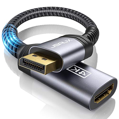 JSAUX DisplayPort auf HDMI Adapter 4K@ 30Hz Vergoldeter DP... - High-Tech & Électronique en promo à 7.26€