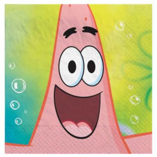 SpongeBob 33cm Lunch Napkin - Fournitures Bureau Amazon Espagne à 1.84€