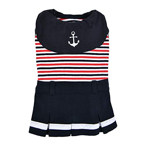 Puppia Nautical Dog Clothes Navy, M - Animalerie Amazon Royaume-Uni à 12.10€