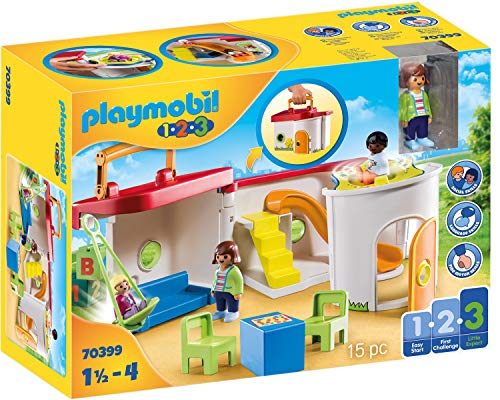 PLAYMOBIL 1,2,3 70399 Guardería Maletín,a Partir de 18 Meses - Jouets & Jeux en promo à 41.99€