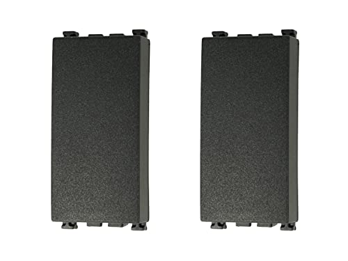 2 Copritasti Copriforo 1M Nero, Compatibile Con Vimar Arke - Fournitures Bureau en promo à 1.40€