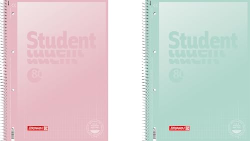 BRUNNEN College Notepad Premium Student "Pastel" | A4, Line... - Maison & Cuisine Amazon Royaume-Uni à 2.59€