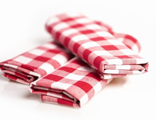 texpot Manteles rústicos de 20 mm, Cuadros Rojos y Blancos... - Maison & Cuisine Amazon Espagne à 2.52€