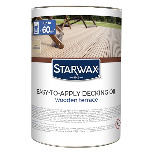 STARWAX - High Protection Saturator - For Outdoor Decking... - Maison & Cuisine en promo à 25.82€