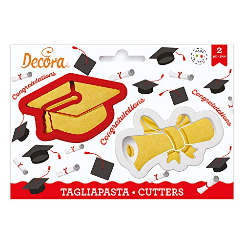 Decora 0255047 SET 2 EMPORTE-PIÈCES EN PLASTIQUE GRADUATION en promo à 5,05€ (-51%) sur Amazon FR