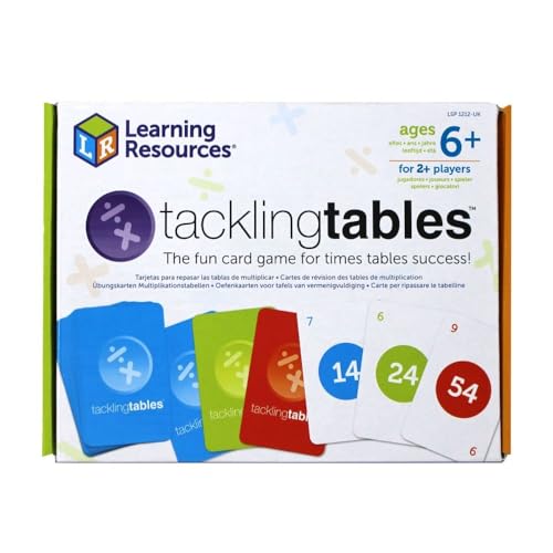 Learning Resources Multiplikationskarten „Tackling Tables“... - Maison & Cuisine Amazon Allemagne à 11.02€