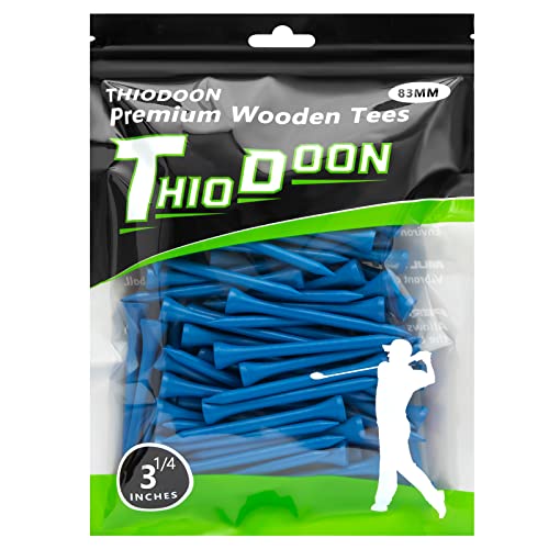 Thiodoon Lot de 100 tees de golf en bois naturel 8 cm moins... - Sports & Fitness Amazon France à 11.69€