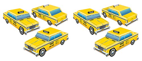 Beistle 53646 Dreidimensionale Taxikabine Tafelaufsätze 6... - Jouets & Jeux Amazon Allemagne à 10.73€