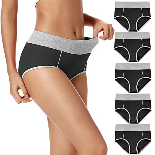 POKARLA Biancheria Intima da Donna in Cotone a Vita Alta a... - Amazon Italie à 11.10€