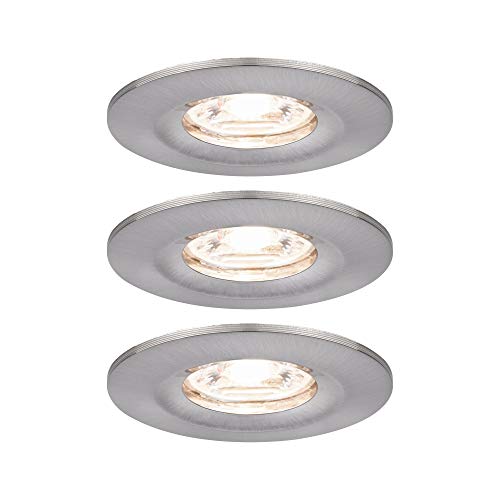 Paulmann 94301 Nova mini LED spots encastrés Coin rond fixe... - Maison & Cuisine Amazon France à 25.98€
