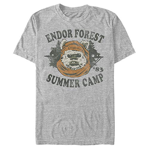 Star Wars Endor Camp Camiseta, ATH Htr, 3XL para Hombre - Bon plan à 20.35€