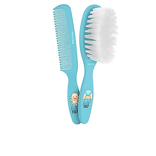 Beter - Newborn Baby Comb and Brush Set with Extra-Soft... - Bébé & Puériculture en promo à 8.20€