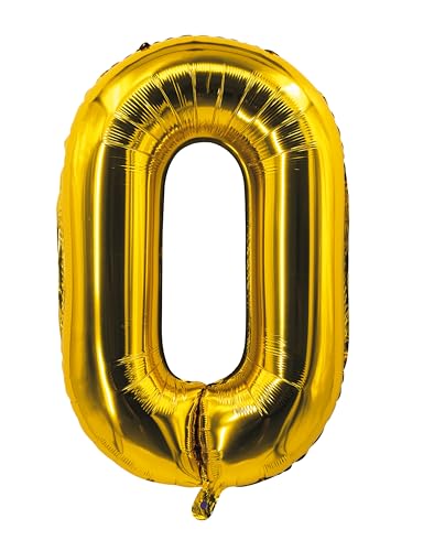 Palloncino in alluminio, numero dorato, 85 cm, colore: oro - Jouets & Jeux en promo à 3.99€