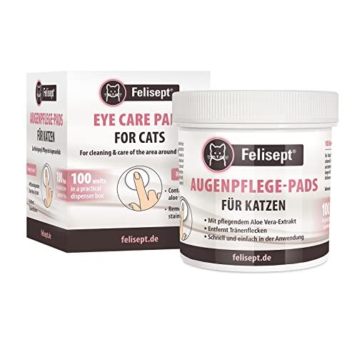 Felisept Eye Care 100 Pads for Cats - Against dirt and tear... - Home & Kitchen Amazon UK à 4.11€