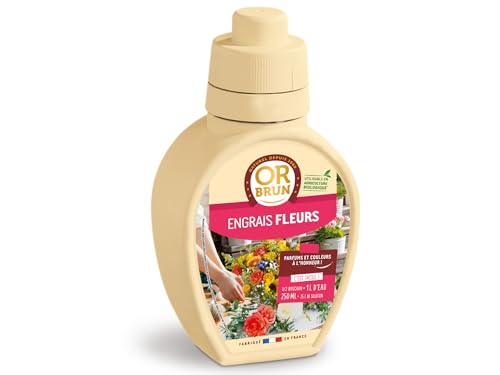 OR BRUN Engrais Fleurs - 250ml - Renforce Les Plantes &... en promo à 5,94€ (-47%) sur Amazon FR