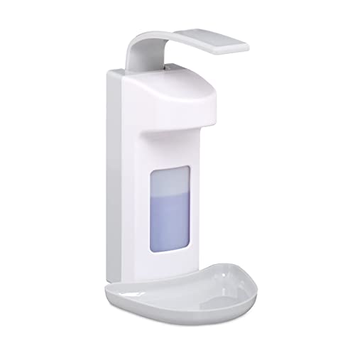 Relaxdays Distributeur de Savon Mural 500 ML, désinfectant... - Sports & Fitness en promo à 30.89€