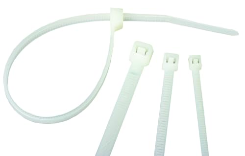 Zenitech - Set mit 25 Kabelbinder - 140×3,5mm - Weiß - Amazon Allemagne à 5.15€