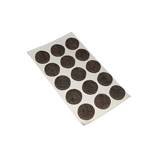 MOBILA Feltrini adesivi tondi 16 mm. - marrone - 15 pz. - Amazon Italie à 0.73€