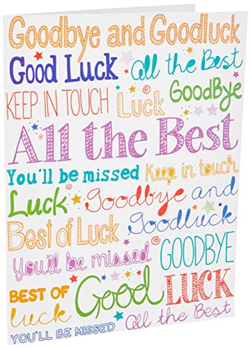 Piccadilly Greetings Group Ltd Sloane Graphics Goodbye and... - High-Tech & Électronique en promo à 5.00€