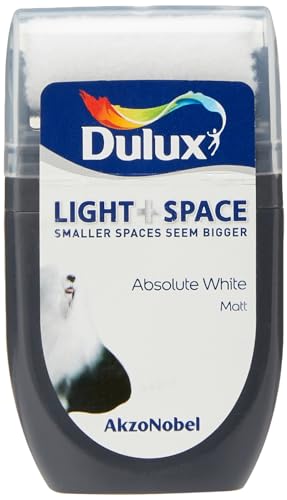 Dulux Light & Space Tester Watercolour Paint, Absolute... - Deal Amazon à 2.44€