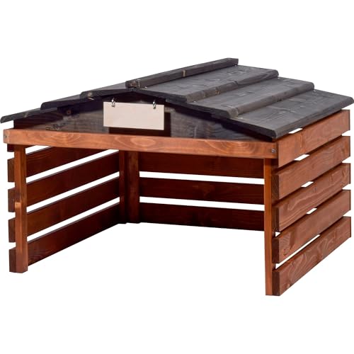dobar® Garage pour Robot Tondeuse en Bois avec Toit... - Jardin & Extérieur Amazon France à 95.79€