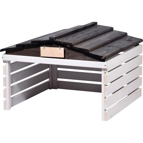 dobar® Garage pour Robot Tondeuse en Bois avec Toit... - Jardin & Extérieur Amazon France à 107.48€
