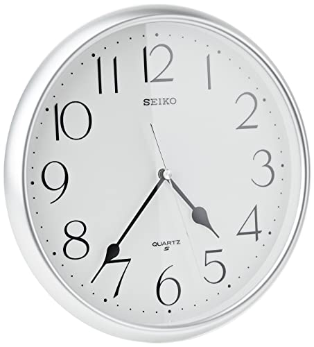 Seiko Horloge Murale, Argent, Standard en promo à 19,59€ (-50%) sur Amazon FR