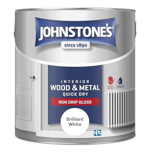 Johnstone's - Wood & Metal Paint - Gloss Finish - Brilliant... - Maison & Cuisine en promo à 12.89€
