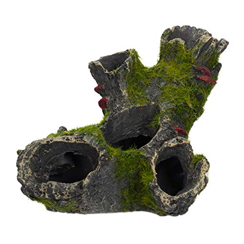 Relaxdays Aquarium Decoration, Tree Trunk Cave, Natural... - Pet Supplies Amazon UK à 17.64€