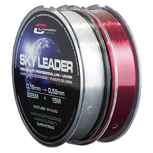 Cinnetic 320037 - Sky Leader Red Inf. 250+15 m 0,26-0,57 - Nouvelle promo Amazon à 15.99€