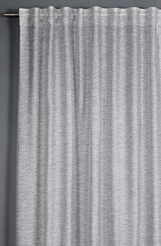 Gardinia, 1 Tenda con fettuccia, Grigio, 140 x 245 cm, Tela - Amazon Italie à 29.14€