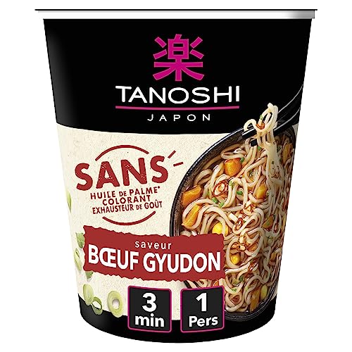 TANOSHI - Cup Nouilles Instantanées Saveur Bœuf Gyudon... - Musique & Instruments Amazon France à 2.85€