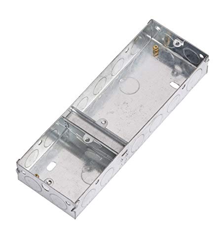 3G 35mm Single Plus Double Galvanised Steel Box - Maison & Cuisine Amazon Royaume-Uni à 2.68€