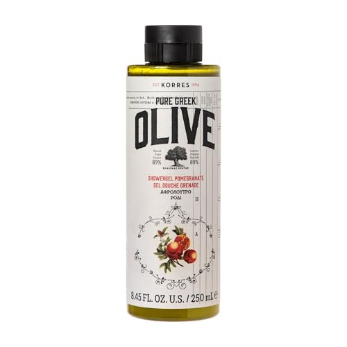 KORRES OLIVE POMEGRANATE gel de ducha hidratante para una... - Beauty & Fragrances Amazon Spain à 4.90€