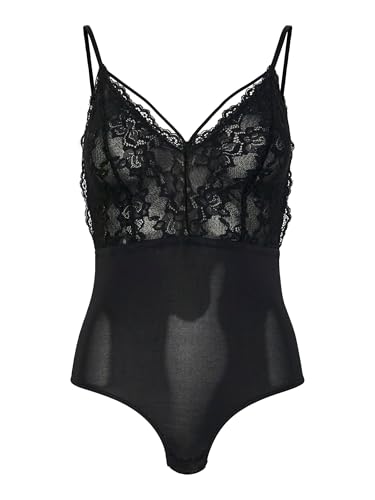 PIECES Pcnichelle Sl Bodystocking Noos, Body Donna, Nero, L - High-Tech & Électronique en promo à 17.57€