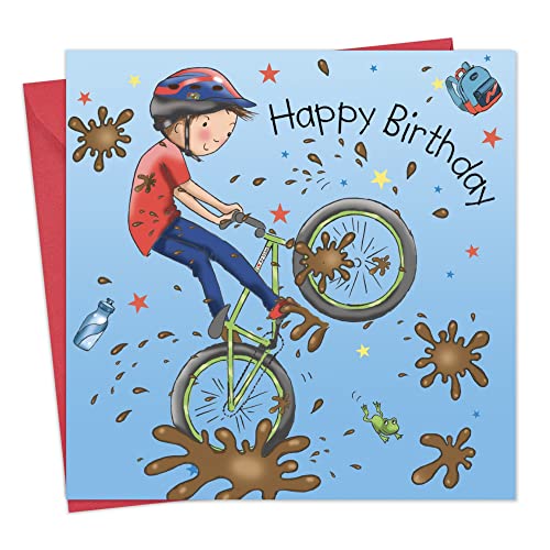 Twizler Carte d'anniversaire avec vélo de montagne – Carte... - Livres & eBooks Amazon France à 4.61€