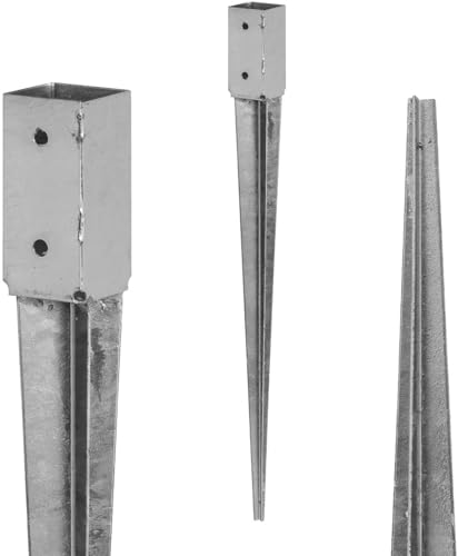 ADGO Support de poteau de clôture en acier galvanisé à... - Jardin & Extérieur Amazon France à 13.90€
