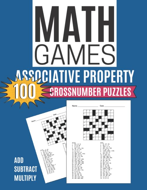 Math Games ASSOCIATIVE PROPERTY ADD SUBTRACT MULTIPLY 100... - Toys & Games Amazon Germany à 9.12€