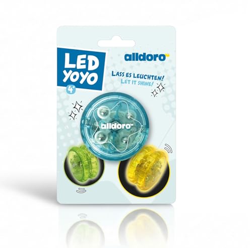 alldoro 60342 – YoYo LED Ø 6 cm, yo yo yo lumineux en... - Jouets & Jeux Amazon France à 10.05€